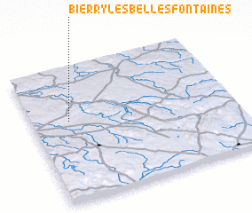 3d view of Bierry-les-Belles-Fontaines