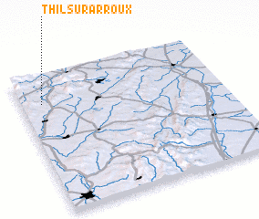 3d view of Thil-sur-Arroux