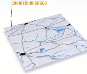 3d view of Chaintrix-Bierges