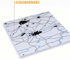 3d view of Les dix Bonniers