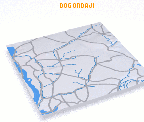 3d view of Dogon Daji