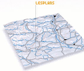 3d view of Les Plans