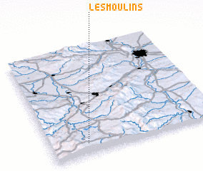 3d view of Les Moulins