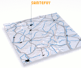 3d view of Sainte-Foy