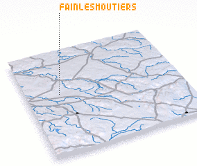 3d view of Fain-lès-Moutiers