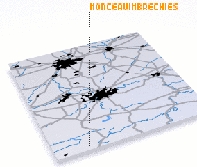 3d view of Monceau-Imbrechies