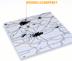 3d view of Bienne-lez-Happart