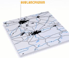 3d view of Au Blanc Pignon