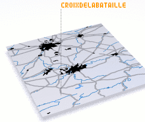 3d view of Croix de la Bataille