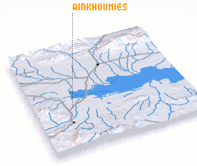 3d view of ʼAïn Khoumies