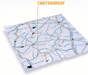 3d view of Châteauneuf