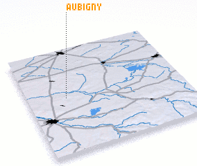 3d view of Aubigny