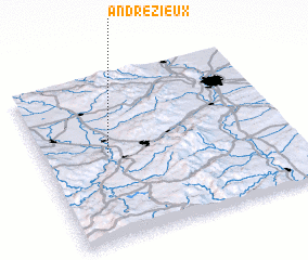 3d view of Andrézieux