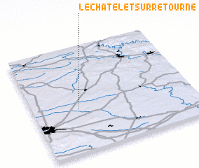 3d view of Le Châtelet-sur-Retourne