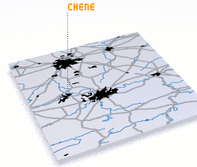 3d view of Chêne