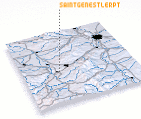 3d view of Saint-Genest-Lerpt