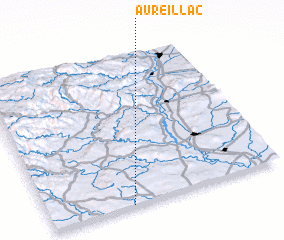 3d view of Aureillac