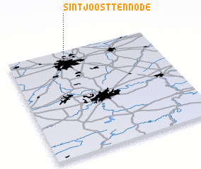 3d view of Sint-Joost-ten-Node