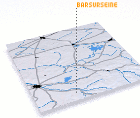 3d view of Bar-sur-Seine