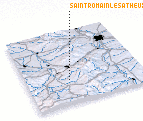 3d view of Saint-Romain-les-Atheux