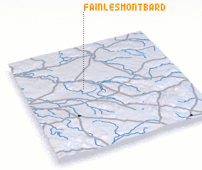 3d view of Fain-lès-Montbard