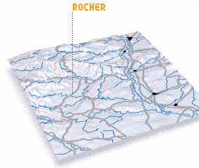 3d view of Rocher