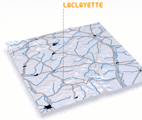 3d view of La Clayette