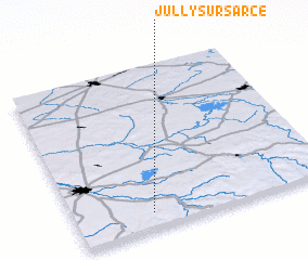 3d view of Jully-sur-Sarce