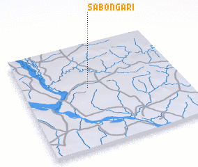 3d view of Sabon Gari