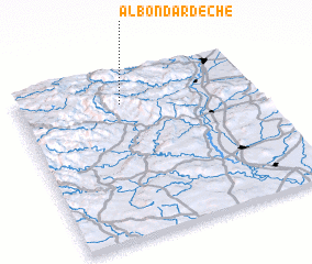 3d view of Albon- dʼArdèche