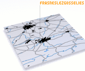 3d view of Frasnes-lez-Gosselies