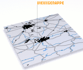 3d view of Vieux-Genappe