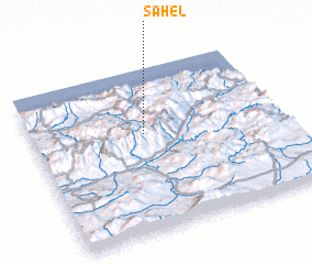 3d view of Sahel