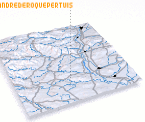 3d view of Saint-André-de-Roquepertuis