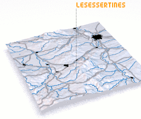 3d view of Les Essertines