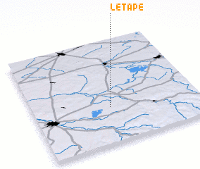 3d view of LʼÉtape