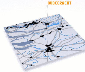 3d view of Oudegracht