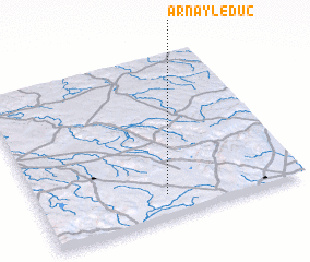 3d view of Arnay-le-Duc