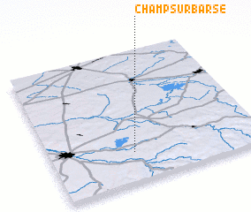 3d view of Champ-sur-Barse