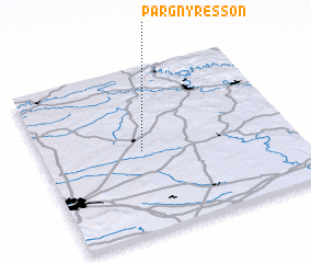 3d view of Pargny-Resson