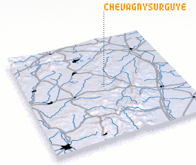 3d view of Chevagny-sur-Guye