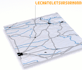 3d view of Le Châtelet-sur-Sormonne