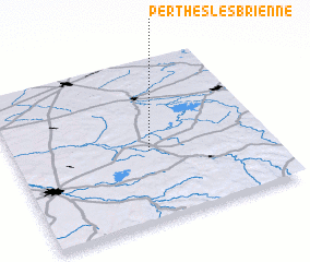 3d view of Perthes-lès-Brienne