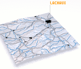 3d view of La Chaux