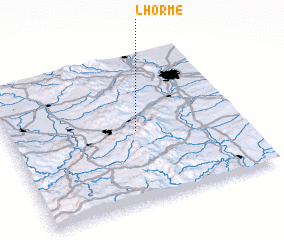 3d view of LʼHorme