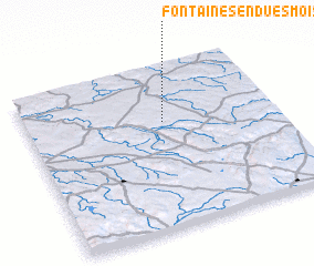 3d view of Fontaines-en-Duesmois