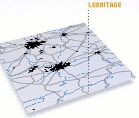 3d view of LʼErmitage