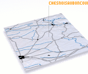 3d view of Chesnois-Auboncourt