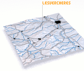 3d view of Les Verchères