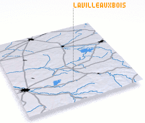 3d view of La Ville-aux-Bois